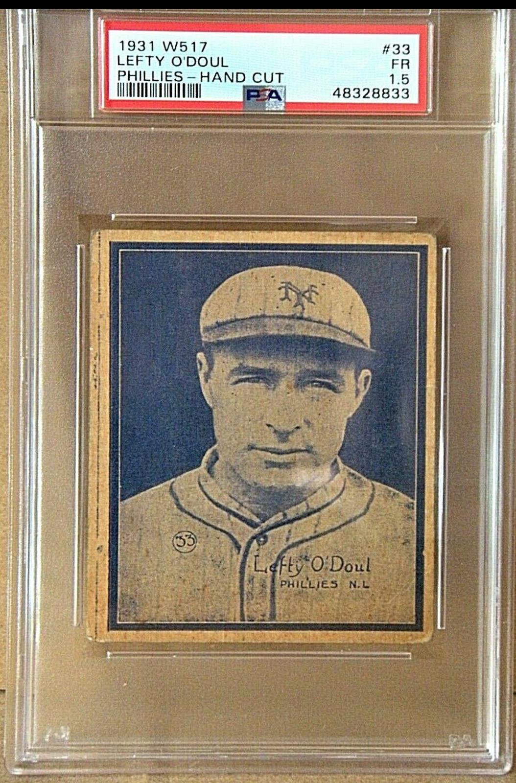 Lefty O'Doul [Phillies Hand Cut] #33