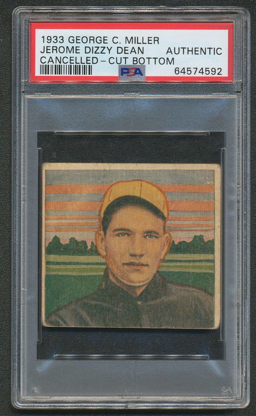 Jerome Dizzy Dean [Cancelled Cut Bottom]