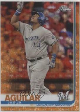Jesus Aguilar [Orange Wave Refractor] #10