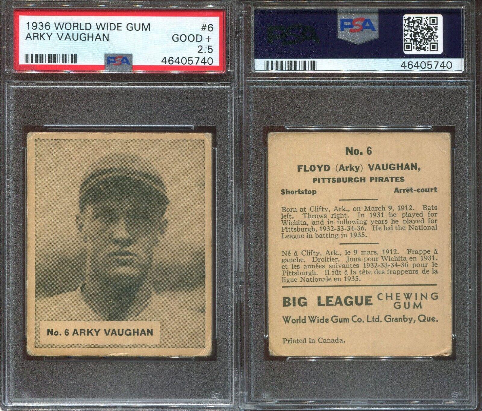 Arky Vaughan #6