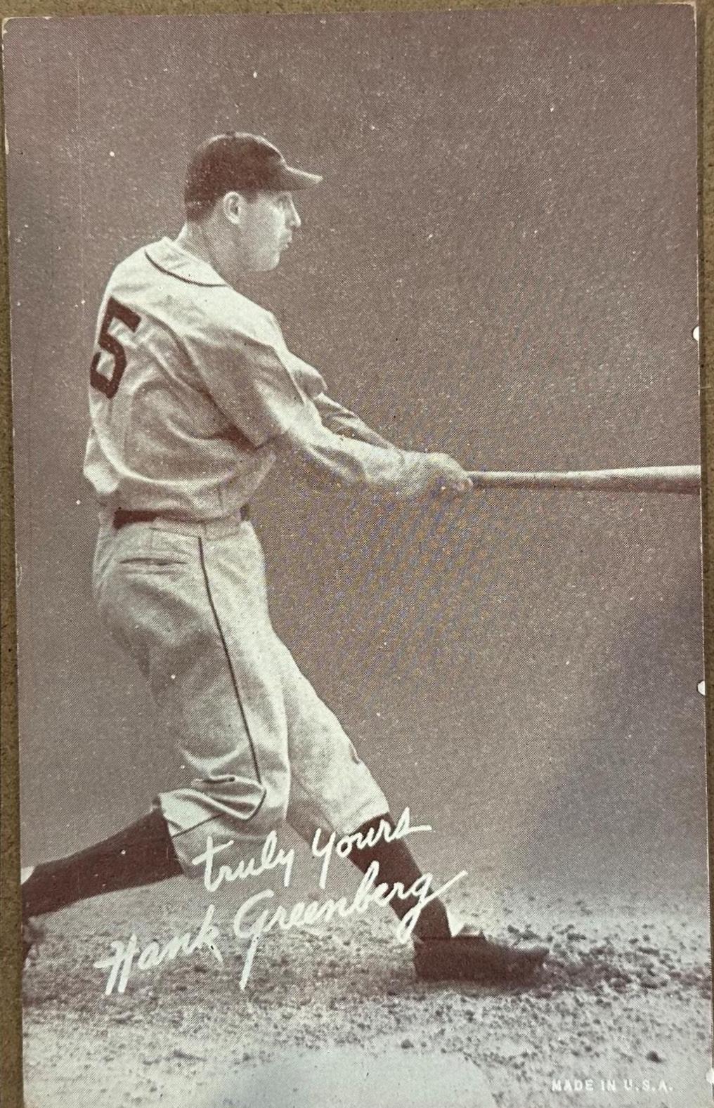 Hank Greenberg [Truly Yours]