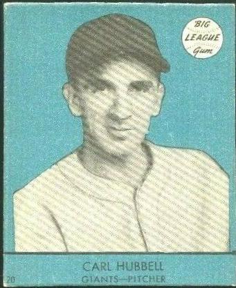 Carl Hubbell [Blue Background] #20