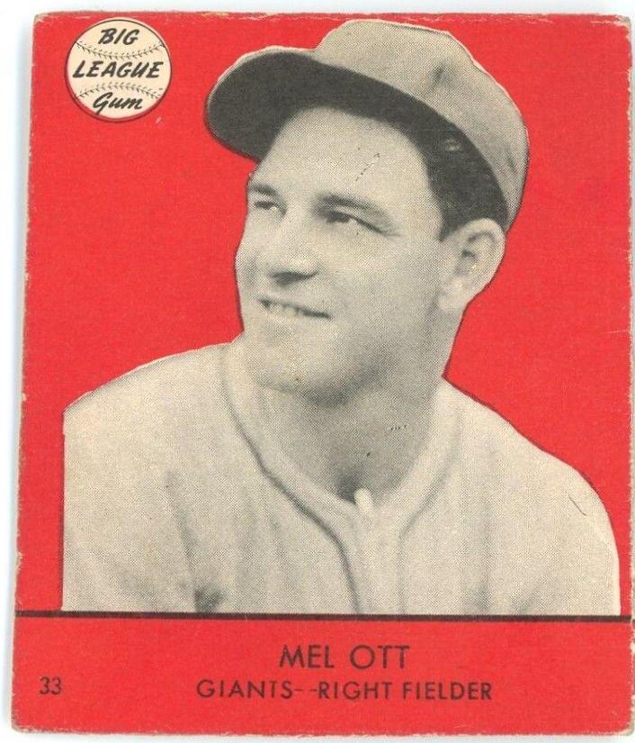 Mel Ott [Red Background] #33