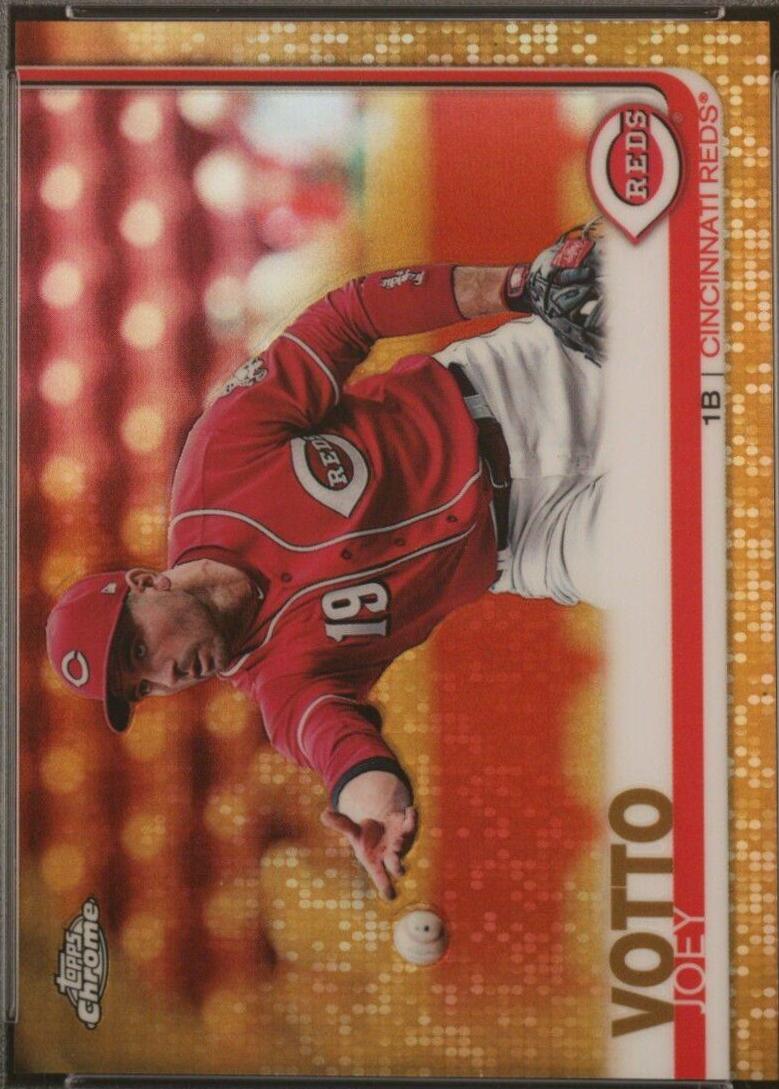 Joey Votto [Tossing Ball Orange Refractor] #31