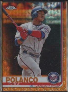 Jorge Polanco [Orange Wave Refractor] #81