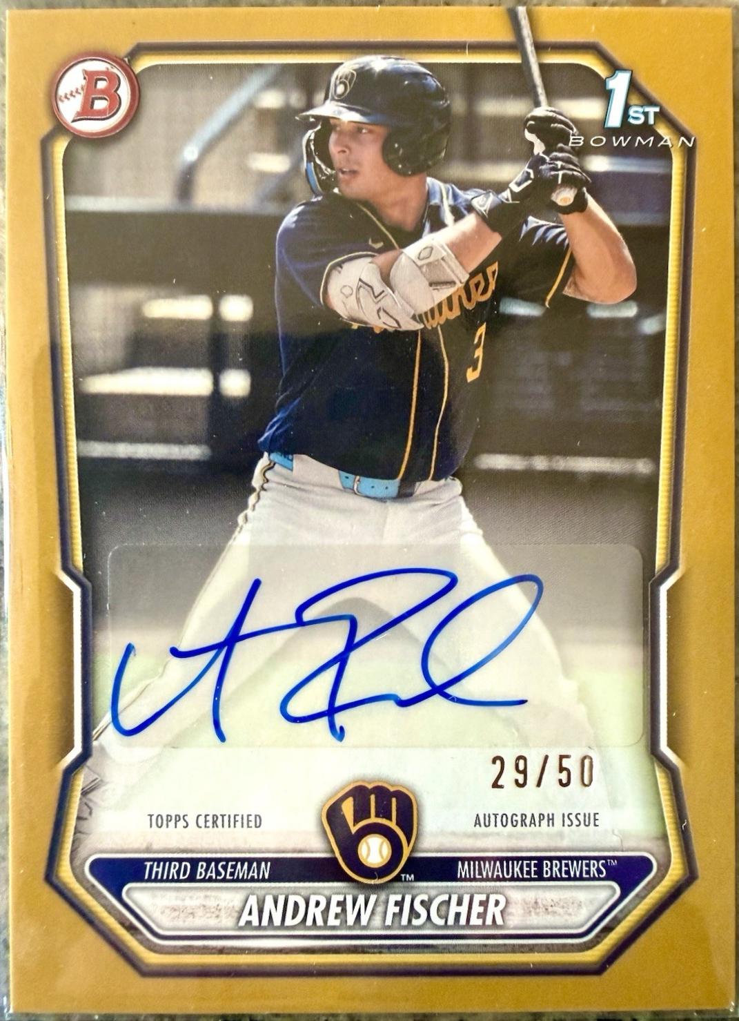 Andrew Fischer [Gold Border] #BPA-AF