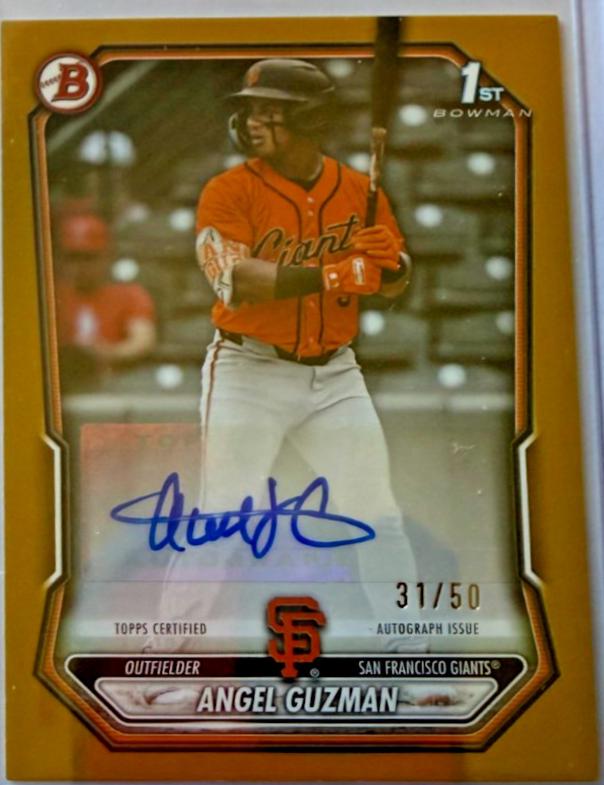 Angel Guzman [Gold Border] #BPA-AG
