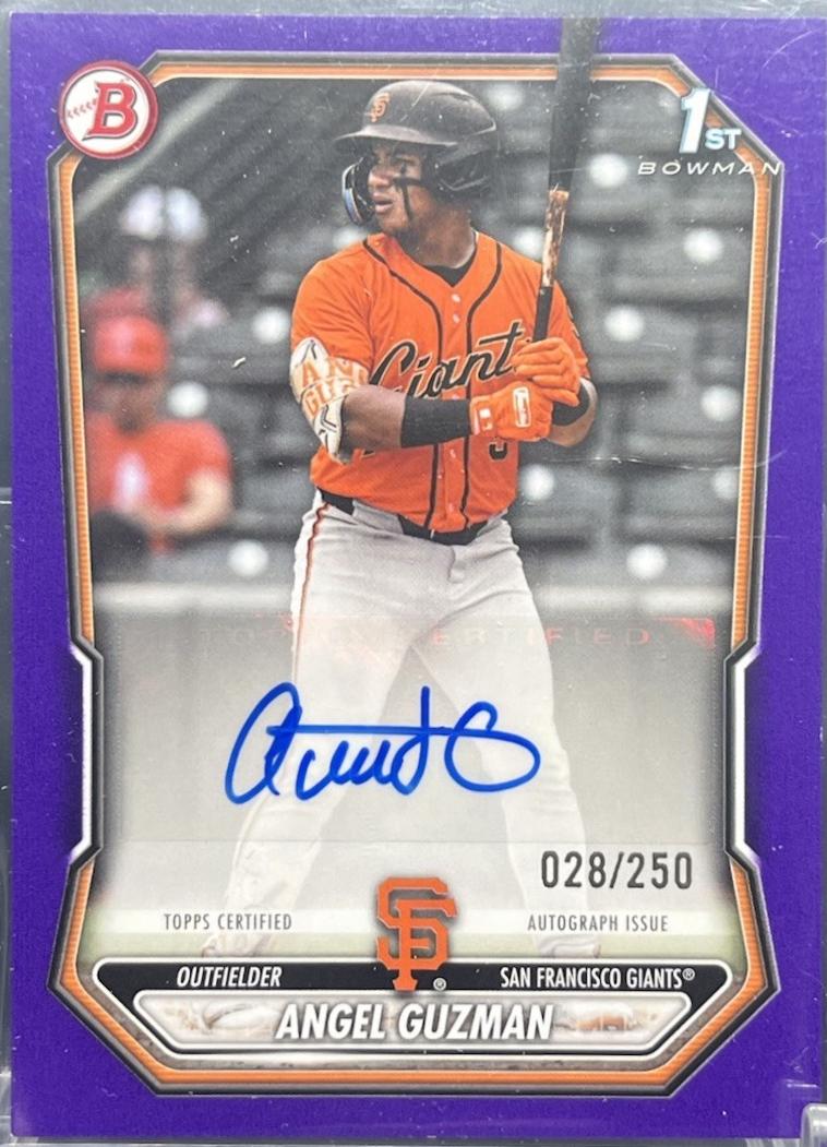 Angel Guzman [Purple Border] #BPA-AG