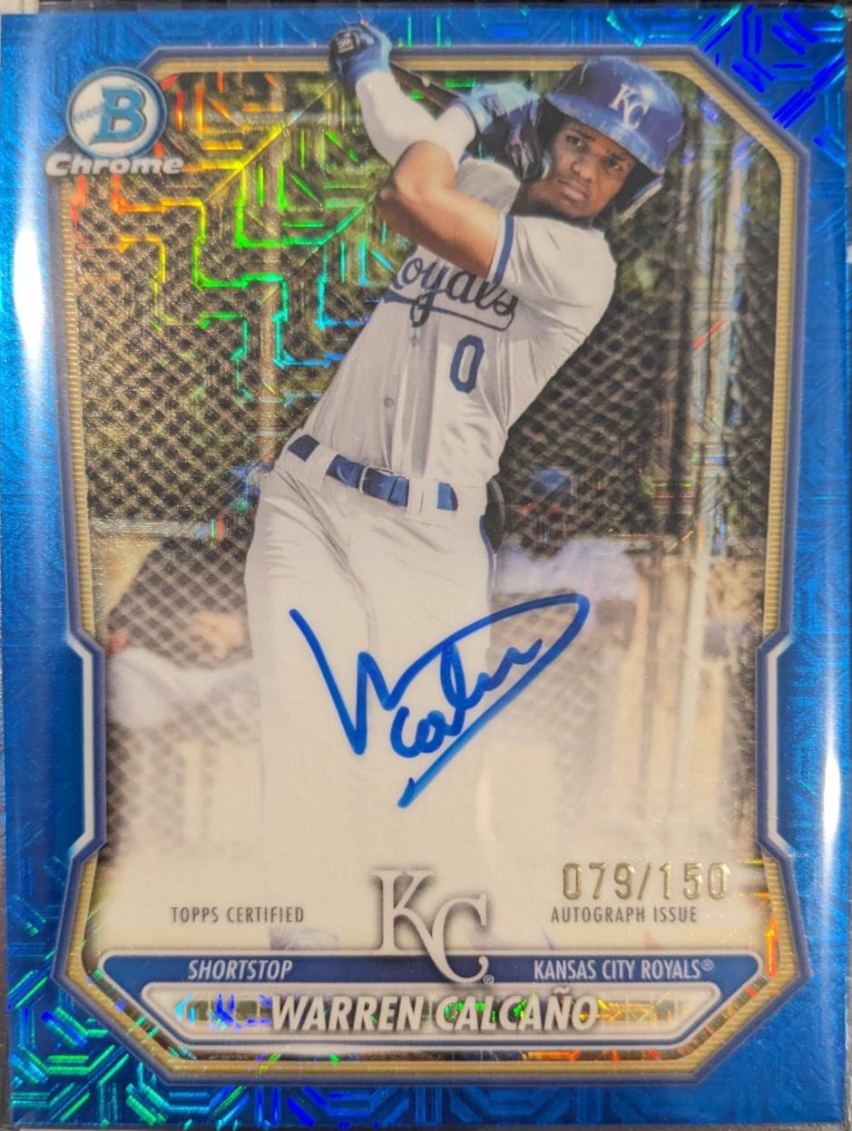 Warren Calcano [Blue Mojo] #BMA-WC