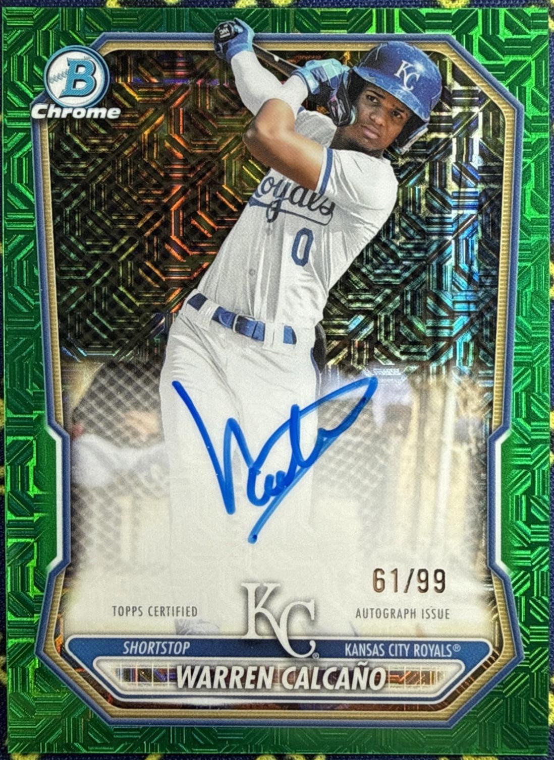 Warren Calcano [Green Mojo] #BMA-WC