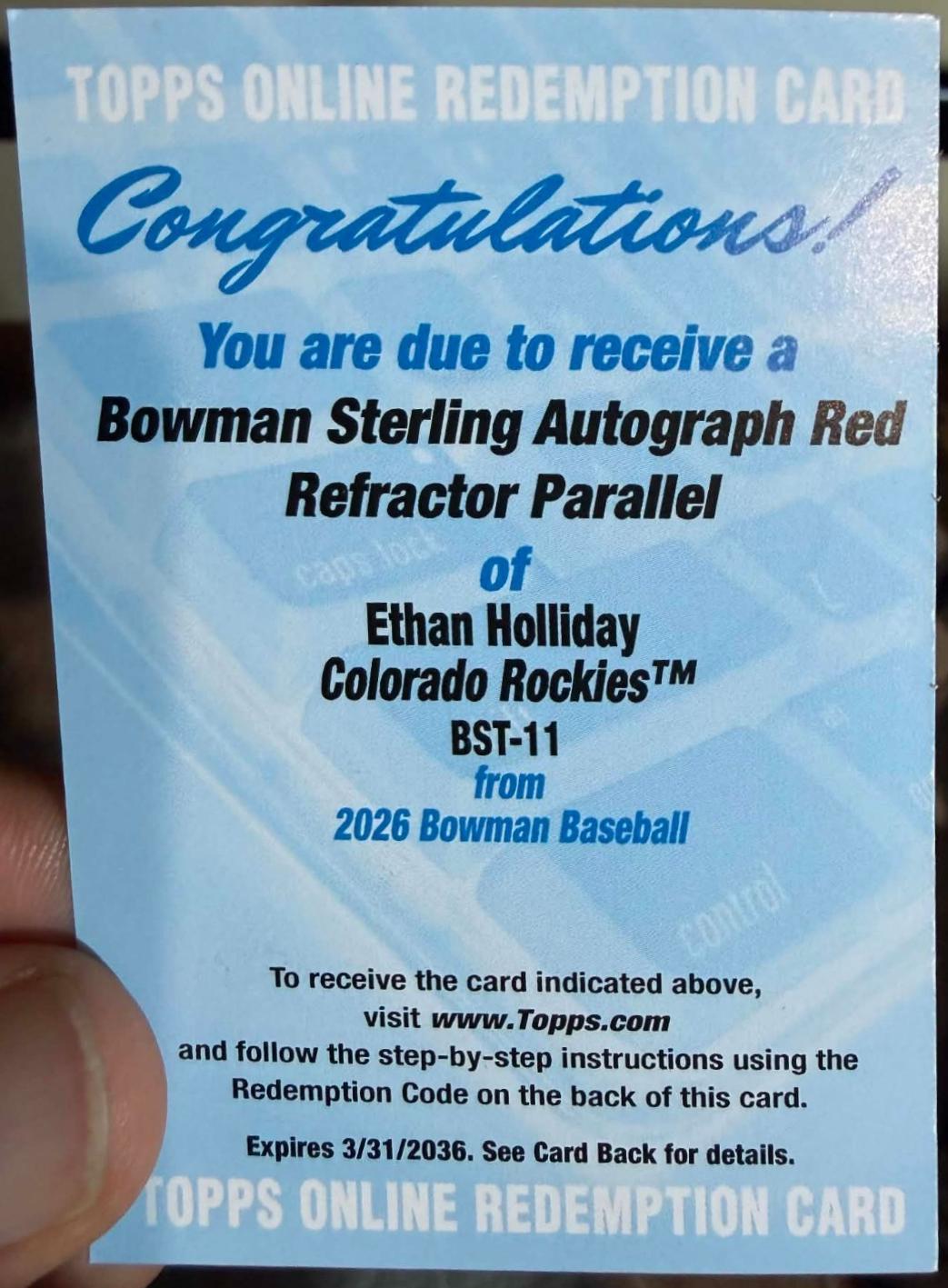 Ethan Holliday [Red]