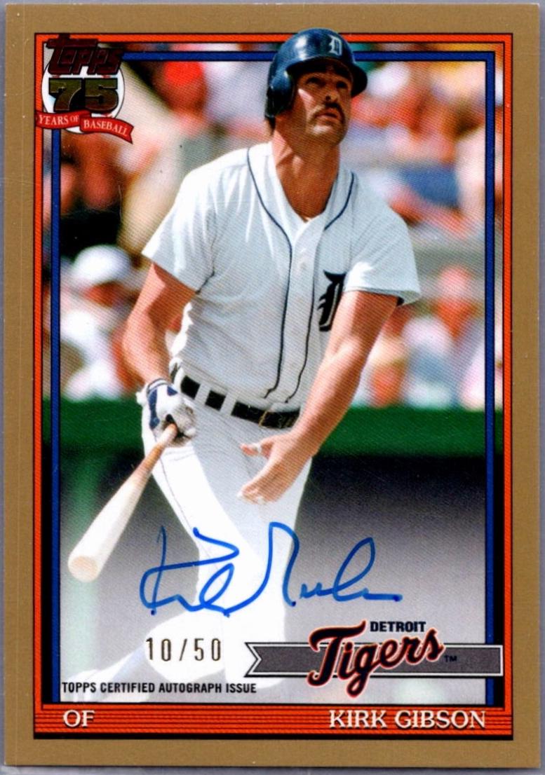 Kirk Gibson [Gold] #91B2-KG