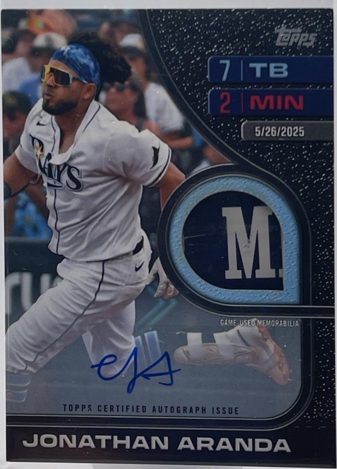 Jonathan Aranda [Black Autograph] #RTB-JA