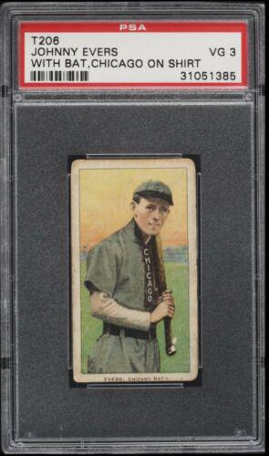 Johnny Evers [With Bat]