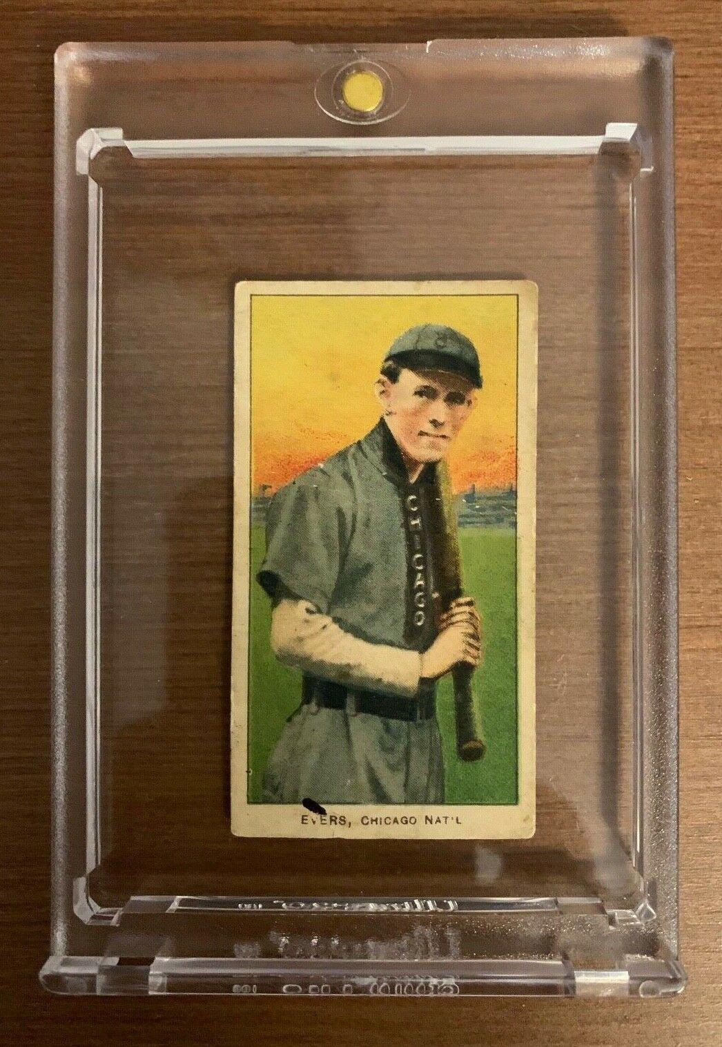 Johnny Evers [With Bat]