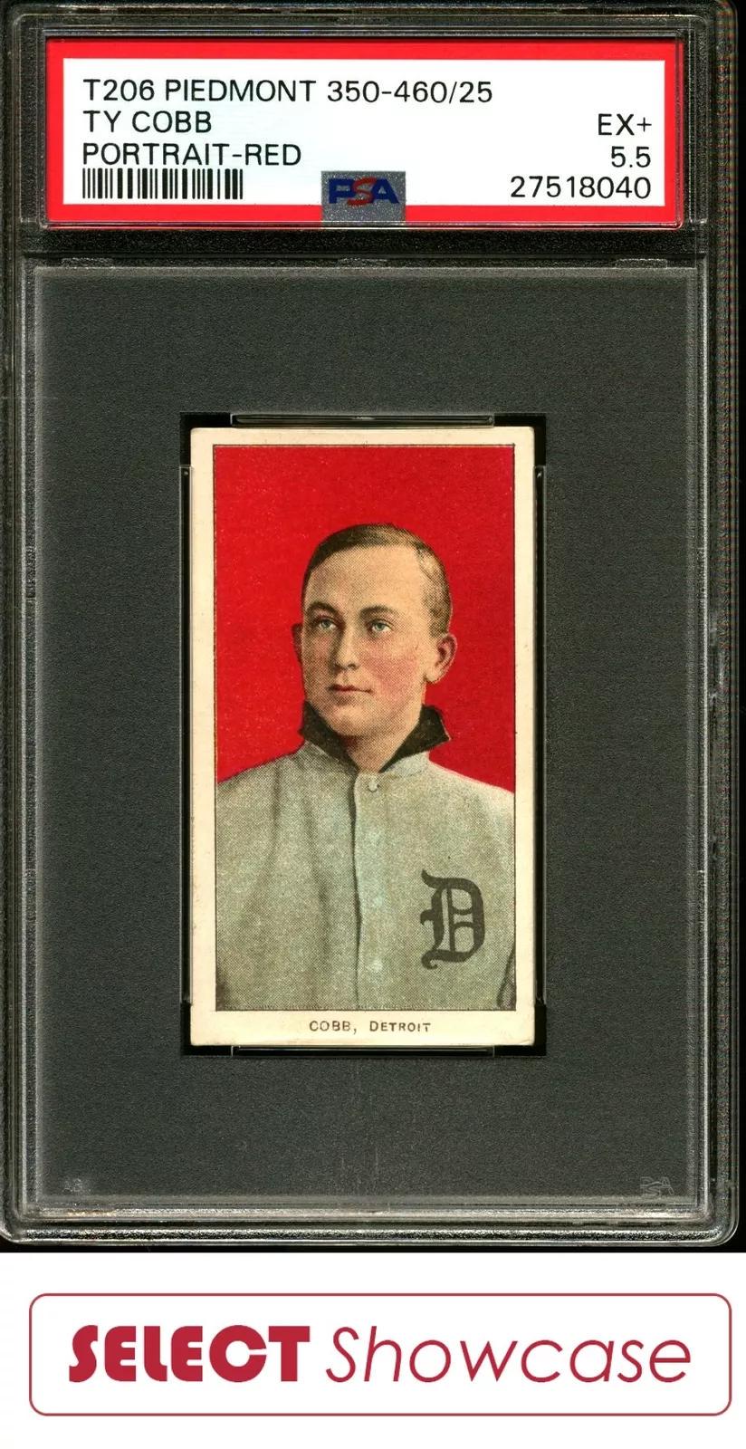 Ty Cobb [Portrait-Red]