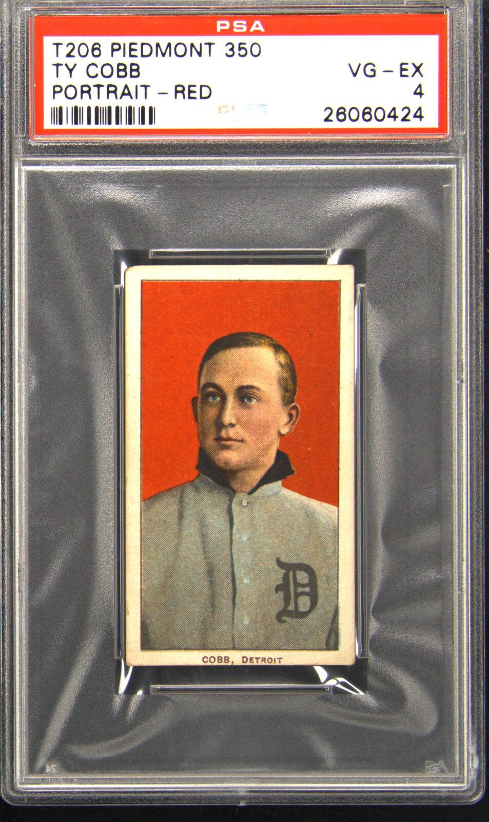 Ty Cobb [Red Background]