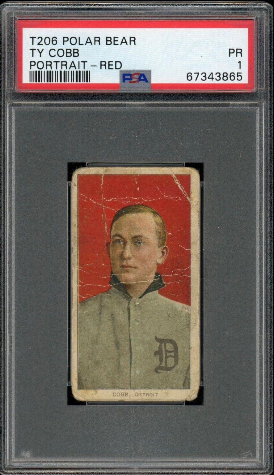 Ty Cobb [Red Background]