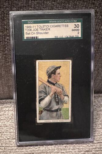 Joe Tinker [Bat on Shoulder]