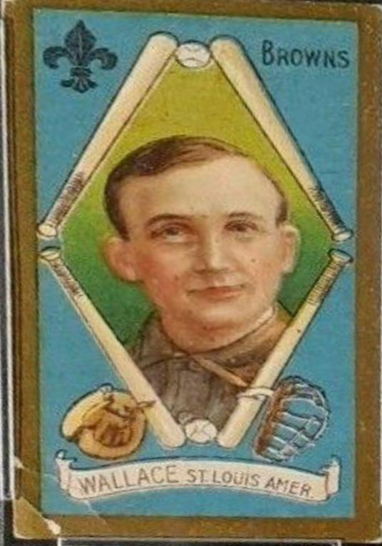 Bobby Wallace [No Cap, 2 Lines 1910 Stats]