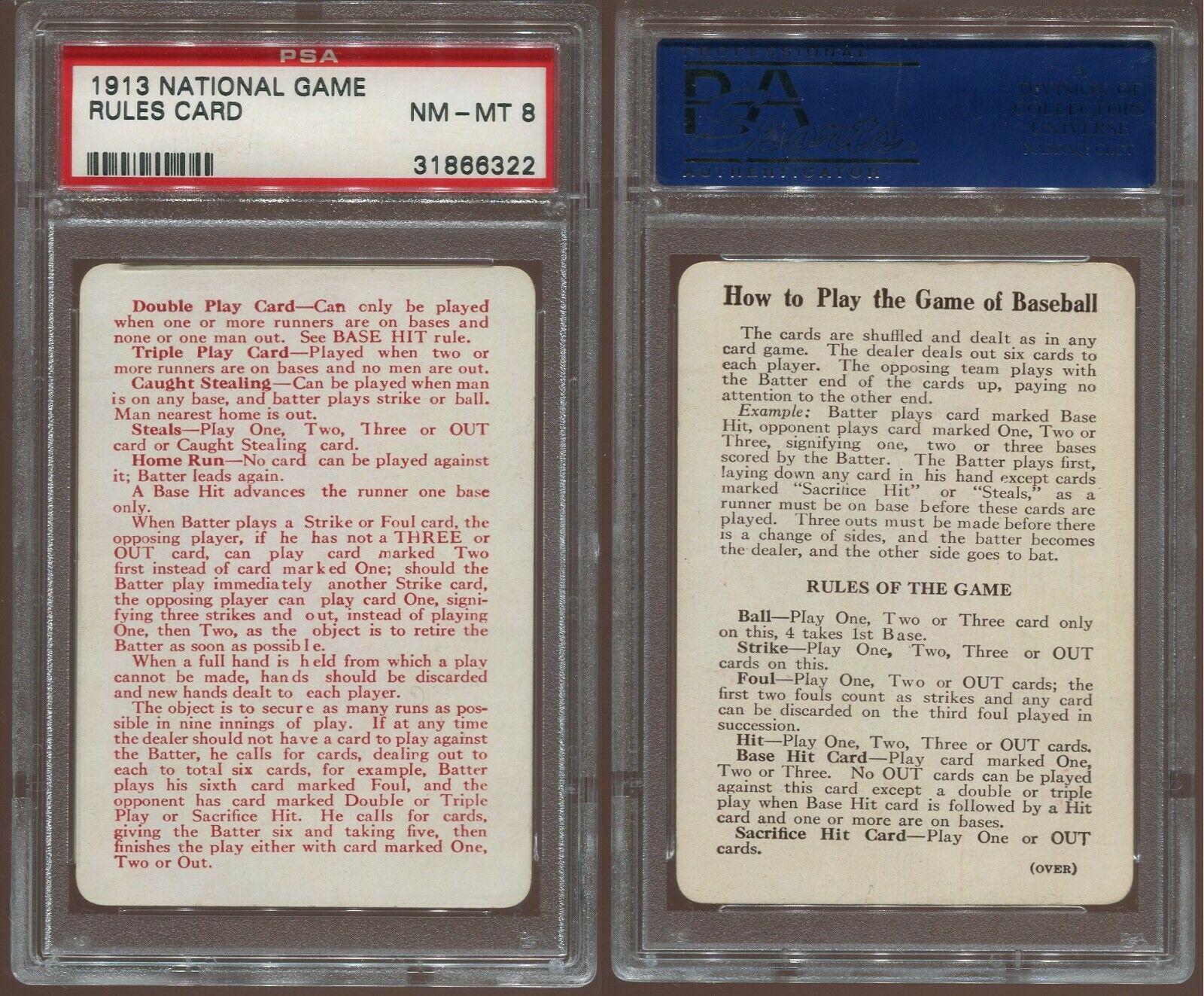 Rules Card