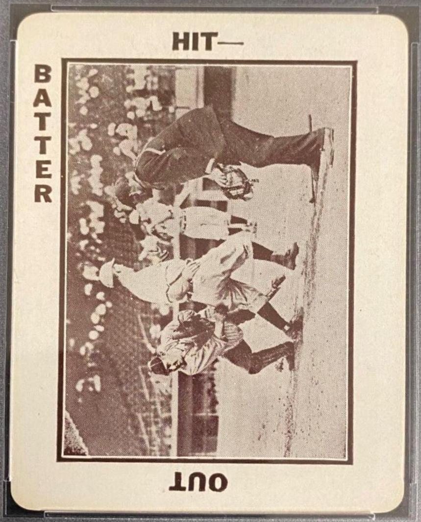 Play at Plate, Runner Standing