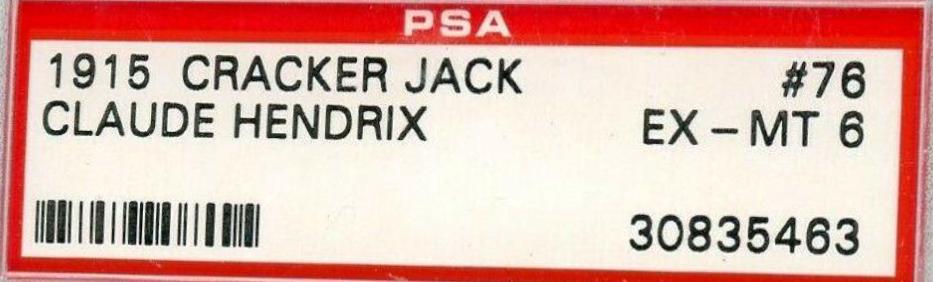 Claude Hendrix #76