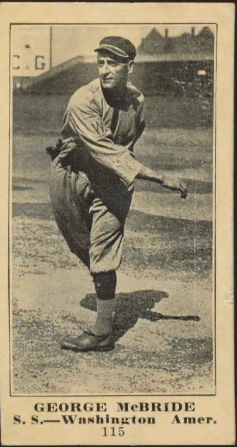 George McBride [Blank Back] #115