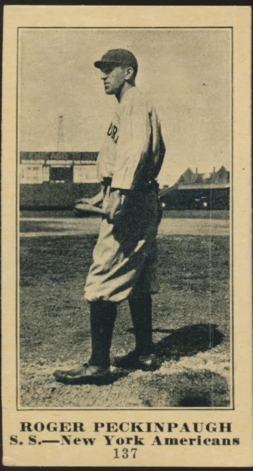 Roger Peckinpaugh [Blank Back] #137