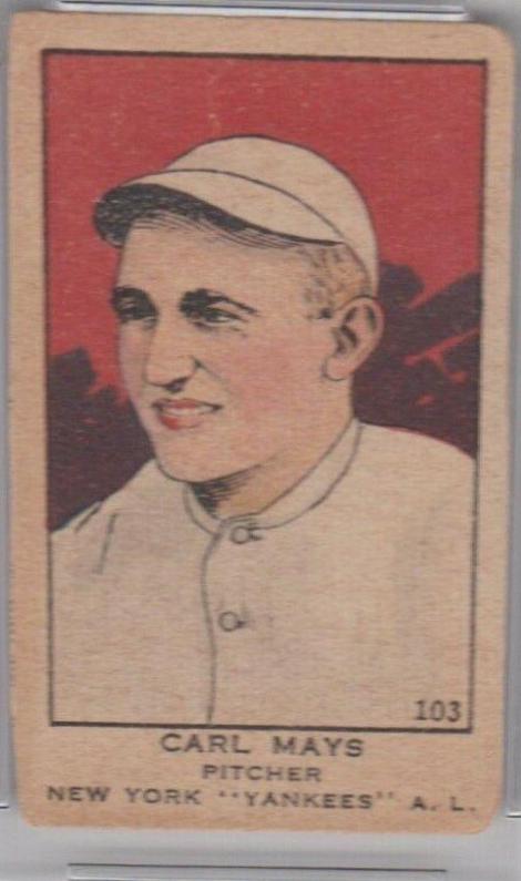 Carl Mays [Hand Cut] #103