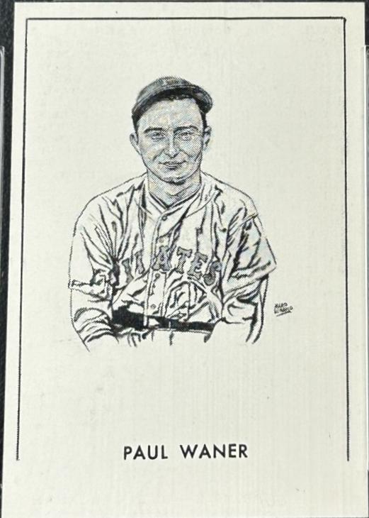 Paul Waner [Incomplete Black Frame]