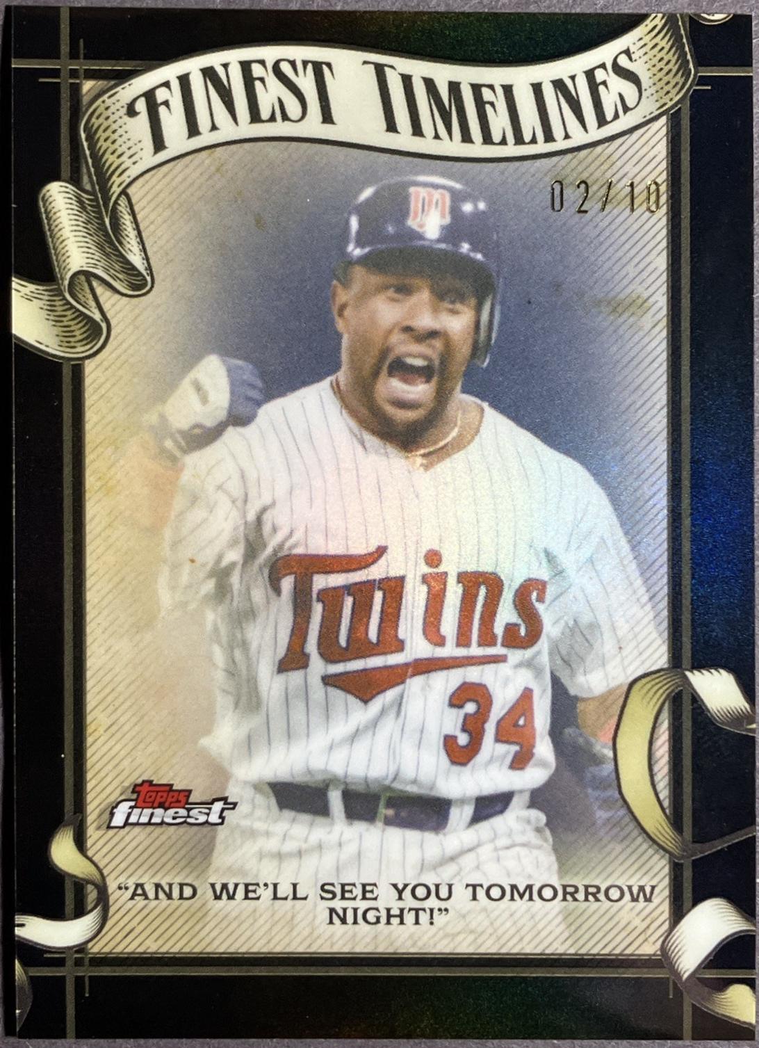 Kirby Puckett [Black] #FT-26