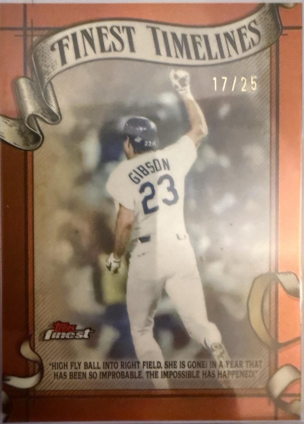 Kirk Gibson [Orange] #FT-22