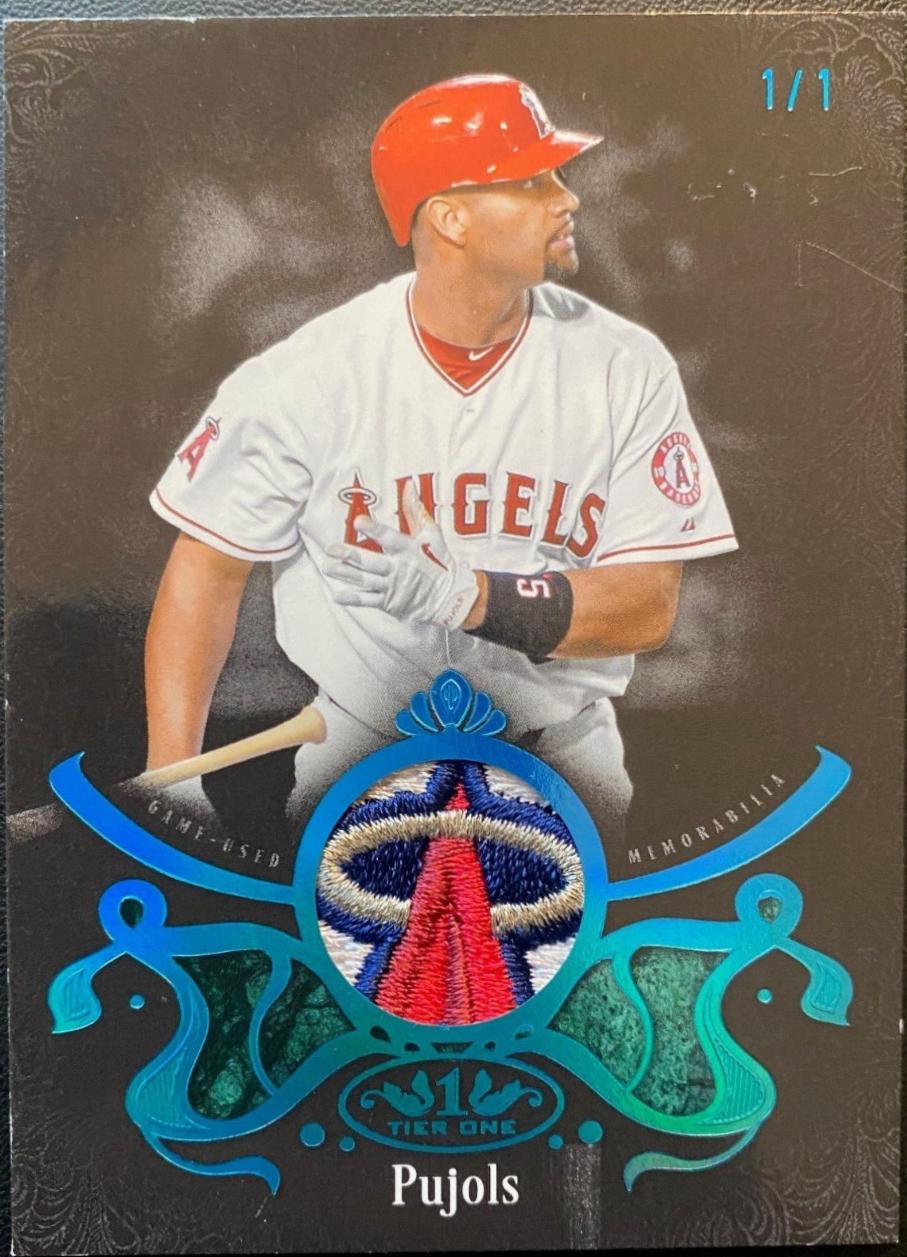 Albert Pujols [Holo Platinum Blue] #SR-AP