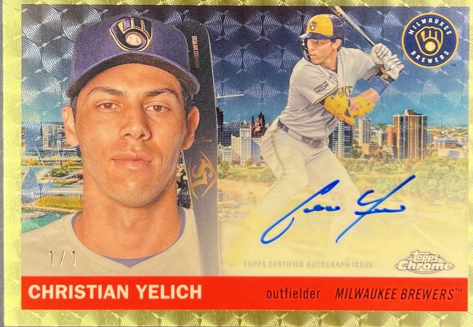 Christian Yelich [Superfractor] #55CVA-CYE