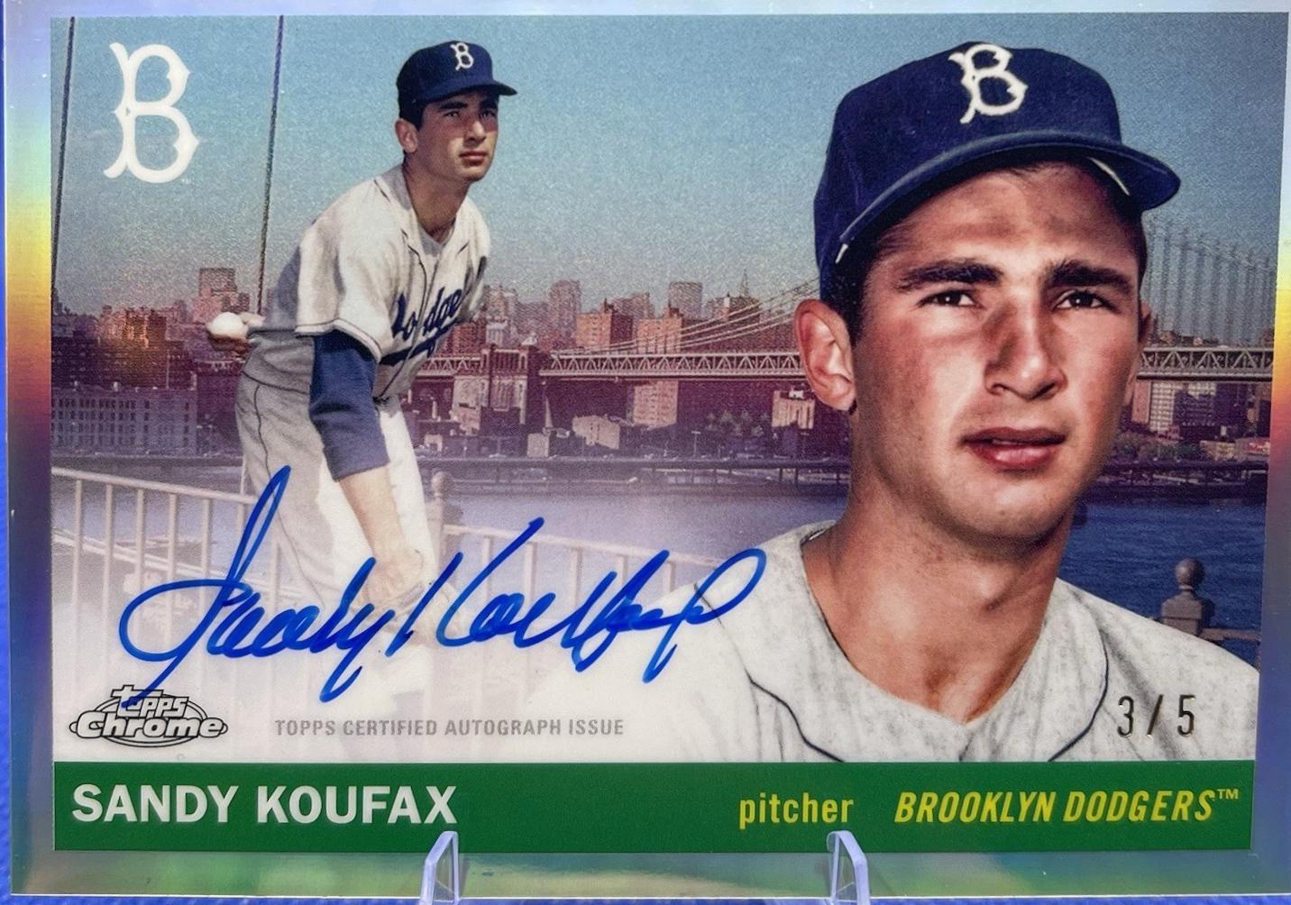 Sandy Koufax #55CVA-SK