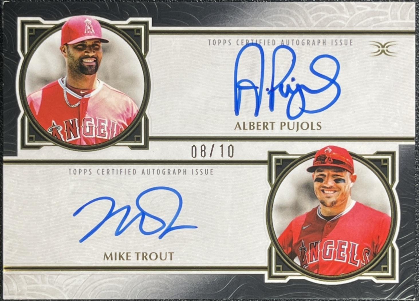 Albert Pujols / Mike Trout [Black] #DAC-PT