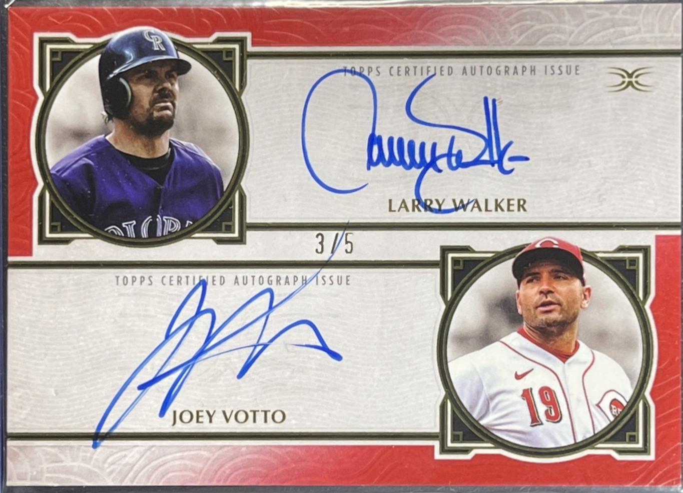 Larry Walker / Joey Votto [Red] #DAC-WV