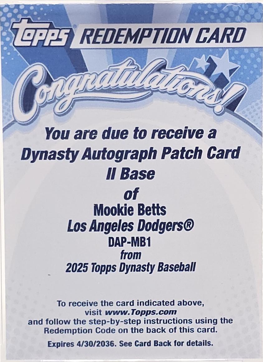 Mookie Betts #DAP-MB1