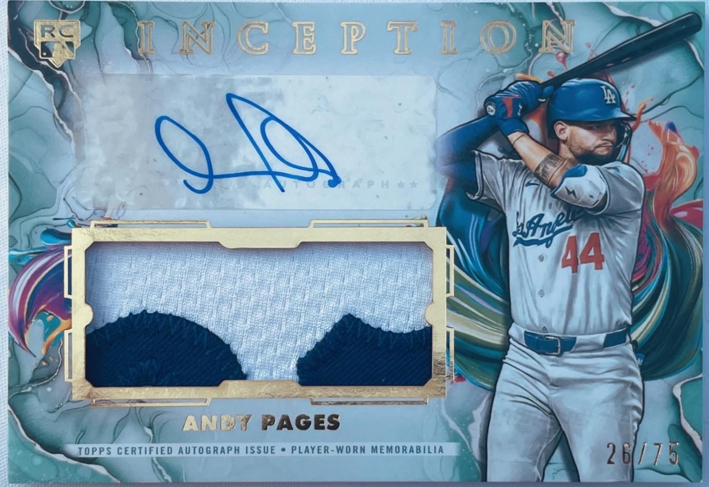 Andy Pages [Blue] #IAPC-AP