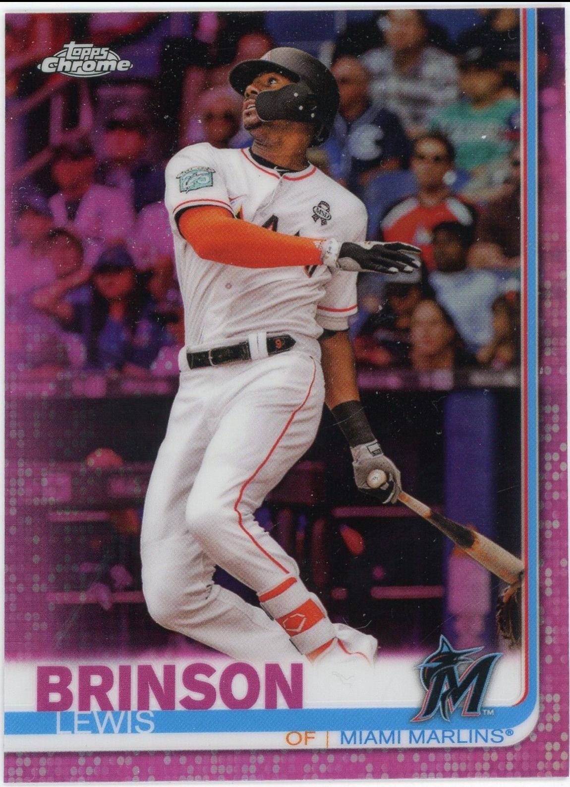 Lewis Brinson [Pink Refractor] #122