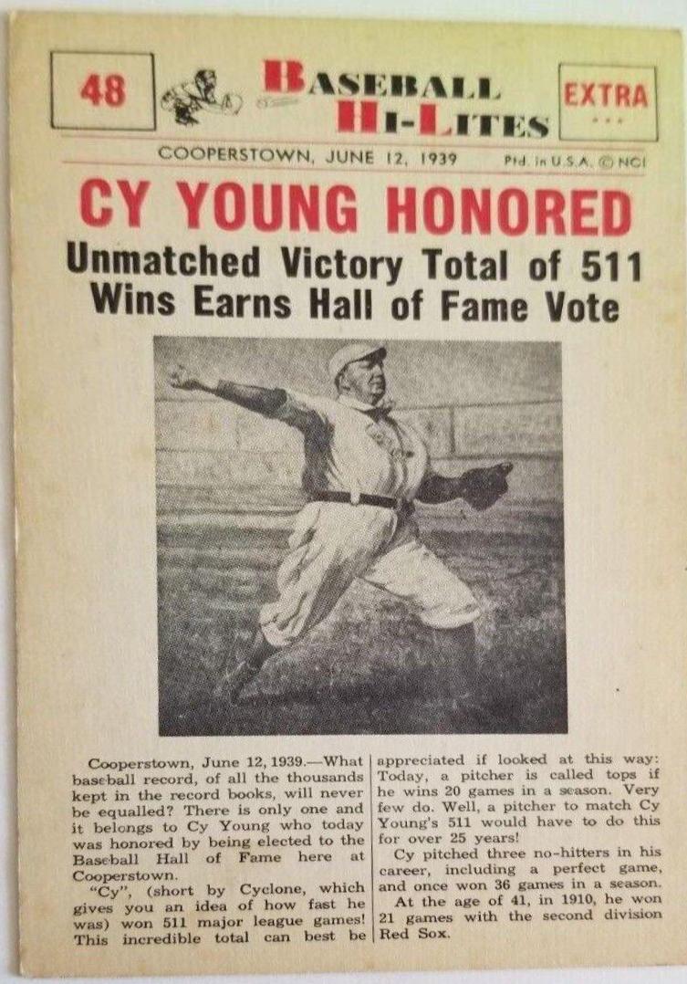 Cy Young Honored #48