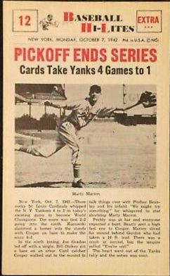 Pickoff Ends Series #12