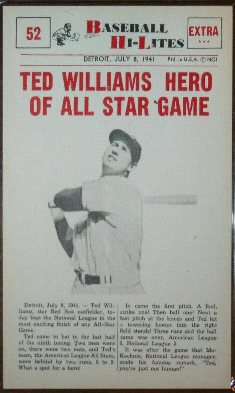 Ted Williams Hero #52
