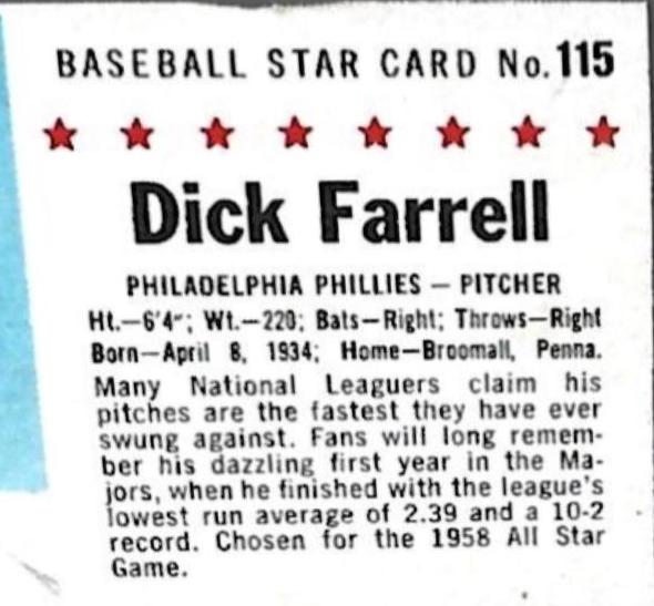 Dick Farrell [Hand Cut] #115