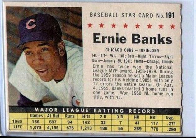 Ernie Banks [Perforated] #191