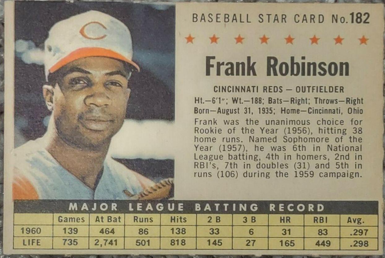 Frank Robinson [Hand Cut] #182