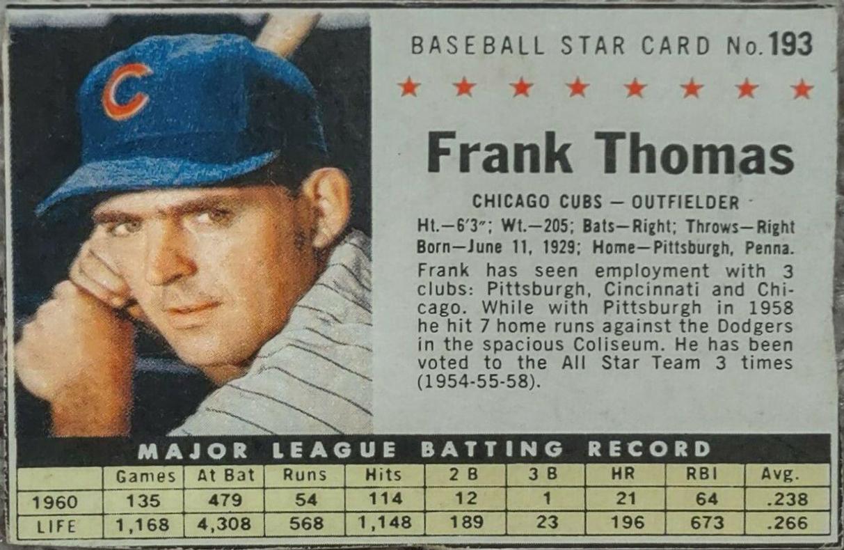 Frank Thomas [Hand Cut] #193