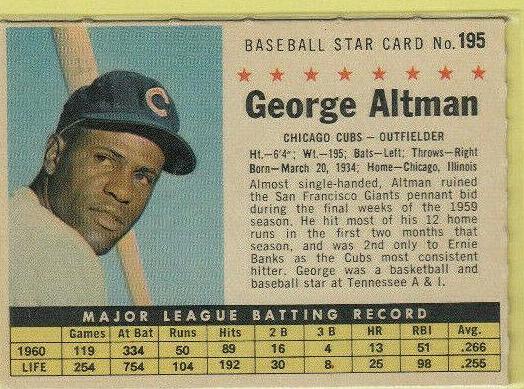 George Altman [Perforated] #195