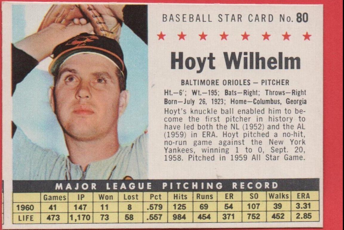 Hoyt Wilhelm [Perforated] #80
